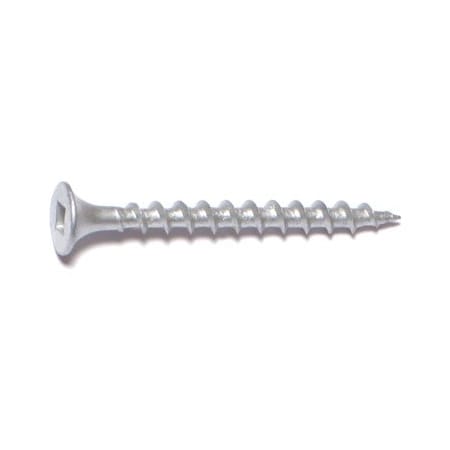 Buildright Deck Screw, #6 x 1-5/8 in, Steel, Flat Head, Square Drive, 5000 PK 07453